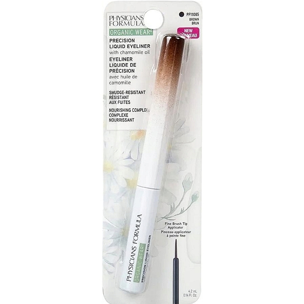 Physicians Formula Organic Wear Liquid Precision Eyeliner, Brown